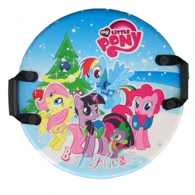 Ледянка MY LITTLE PONY из трехслойного вспененного пластика, 2 ручки, 60 см