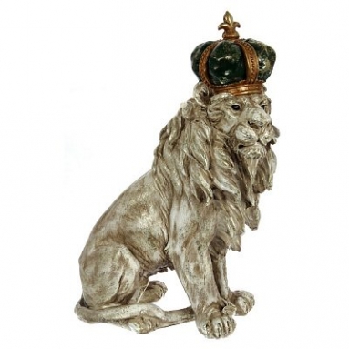 Фигурка декоративная "Лев", L25,5 W13,5 H38 см