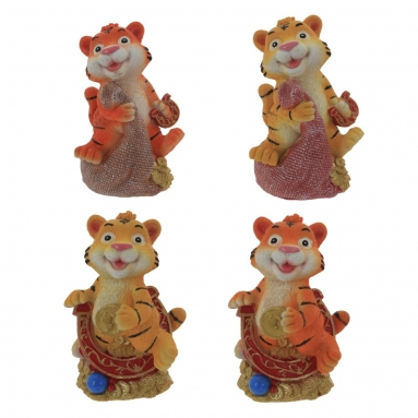 Копилка "Тигр", L8,5 W7 H15 см, 4в.