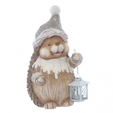 Фигурка декоративная "Ежик", L26,5 W21,5 H43 см