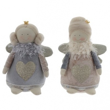 Фигурка декоративная "Ангел", L11 W9 H16 см, 2в.