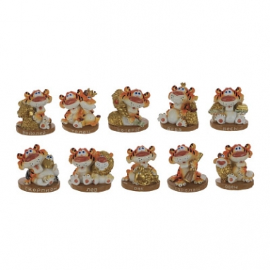 Фигурка декоративная "Тигр", L5,5 W3,5 H5 см, 10в.