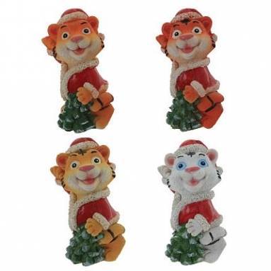 Фигурка декоративная "Тигр", L5,5 W5 H9,5 см, 2в.