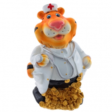 Копилка "Тигр", L9,5 W7,5 H16,5 см