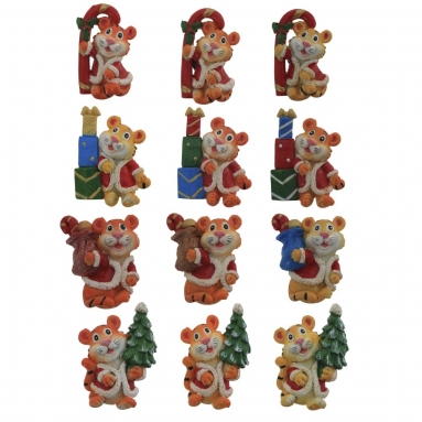 Магнит "Тигр", L5,5 W2,5 H7,5 см, 12в.