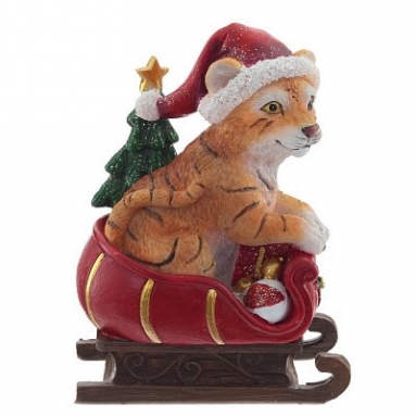 Фигурка декоративная "Тигр", L9,5 W6 H13,5 см