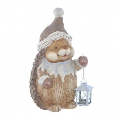 Фигурка декоративная "Ежик", L26,5 W21,5 H43 см