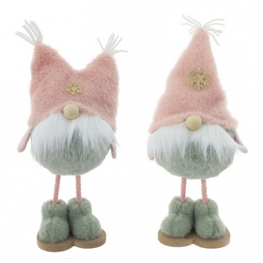 Фигурка декоративная "Гном", L11 W10 H27 см, 2в.