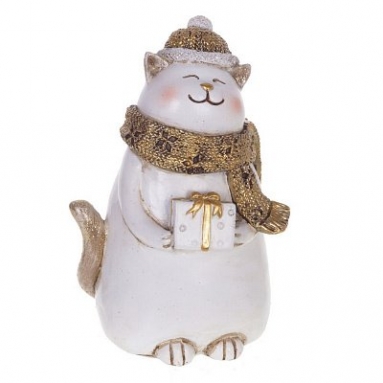 Фигурка декоративная "Кот", L9 W8 H14 см