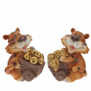 Копилка "Тигр", L9 W7 H11,5 см, 2 в.
