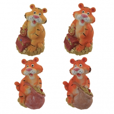 Копилка "Тигр", L10 W8 H15 см, 4в.