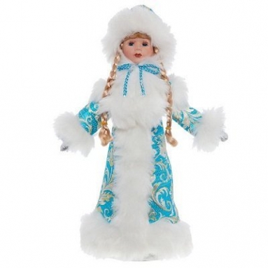 Снегурочка (с ёмкостью д/подарков), L17 W15 H39 см