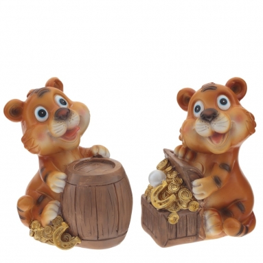 Копилка "Тигр", L9 W6,5 H10,5 см, 2 в.