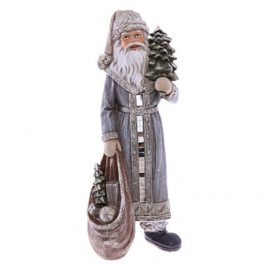 Фигурка декоративная "Дед Мороз", L13 W11,5 H31,5 см