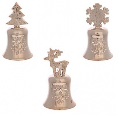 Фигурка декоративная "Колокольчик", L6,8 W6,8 H12 см, 3в.