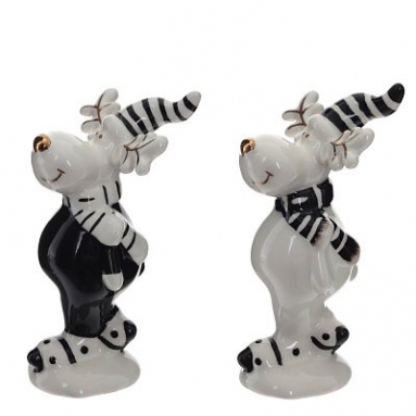 Фигурка декоративная "Олень", L5,5 W5,5 H10 см, 2в.