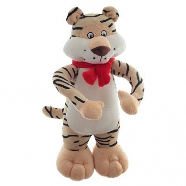 Игрушка мягконабивная "Тигр", L15 W11 H38 см, 3в.