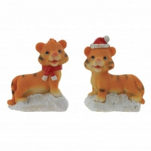 Фигурка декоративная "Тигр", L5 W2,5 H5,5 см, 2в.