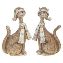 Фигурка декоративная "Кот", L7 W4,5 H12,5 см, 2в.