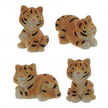 Фигурка декоративная "Тигр", L3 W3 H4 см, 4в.