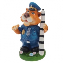 Фигурка декоративная "Тигр", L6,5 W6 H10 см