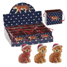 Фигурка декоративная "Тигр" (блок из 12 шт), L4,5 W4 H6,5 см