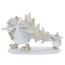 Фигурка декоративная "Ежики", L12 W4,5 H8,5 см