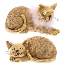 Фигурка декоративная "Кошка", L20 W10 H11 см, 2в.