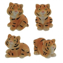 Фигурка декоративная "Тигр", L3,5 W4,5 H5 см, 4в.