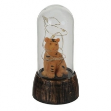 Фигурка декоративная в стекл.колбе "Тигр" (подсветка, 3xAG10), L5 W5 H9,5 см
