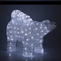 Фигура акрил. "Медведь с медвежонком" 80х30х60 см, 150 LED, с конр. 8р.,220V