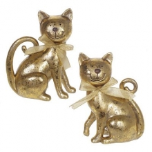 Фигурка декоративная "Кот", L13,5 W8 H18 см, 2в.