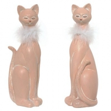 Фигурка декоративная "Кошка", L7 W6,5 H22 см, 2в.