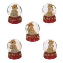Фигурка декоративная в стекл. шаре "Тигр", L5 W5 H6,5 см, 6в.