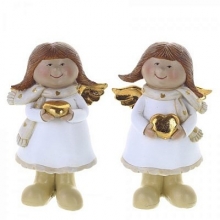 Фигурка декоративная "Ангел", L10 W6 H16,5 см, 2в.