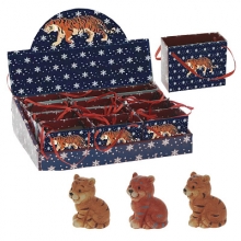 Фигурка декоративная "Тигр" (блок из 12 шт), L5 W4 H6 см
